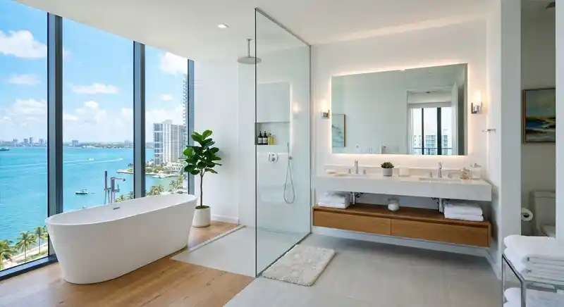 condo bathroom spa